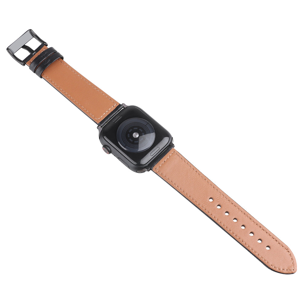 Ink Painting Pattern Genuine Leather Wrist Strap Adjustable Watch Band for Apple Watch Series 9 8 7 41mm 6 5 4 SE (2023) SE(2022) SE 40mm 3 2 1 38mm Ink Painting Pattern Genuine Leather Wrist Strap Adjustable Watch Band for Apple Watch Series 9 8 7 41mm 6 5 4 SE (2023) SE(2022) SE 40mm 3 2 1 38mm